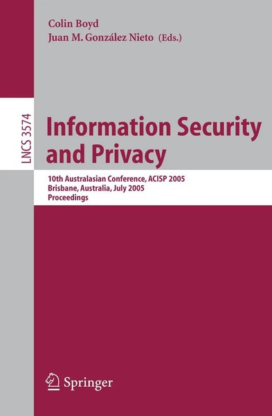 Colin Boyd (U. A.) | Information Security And Privacy | Taschenbuch | Englisch-image