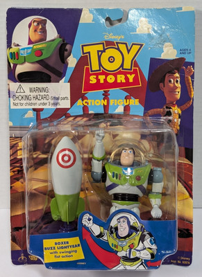 Disney's Toy Story Boxer Buzz Lightyear Action Figure #62878 NIP - Pkg bad cond.
