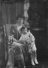 Photo:John D Rockefeller Jr Mrs David Rockefeller Portrait Photograph 1919