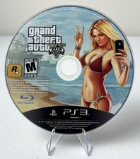 Grand Theft Auto V 5 (PlayStation 3, 2013) PS3 Disc Only Tested Minor Scratch B