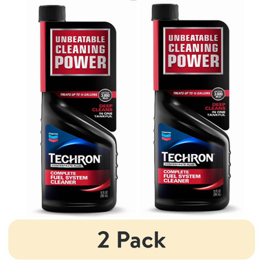 (2 pack) Chevron Techron Complete Fuel System Cleaner, 10 oz