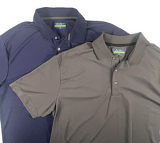 Lot of 2 Ben Hogan Performance Golf Polo Shirts Mens Size 2XL Ribbed Activewear