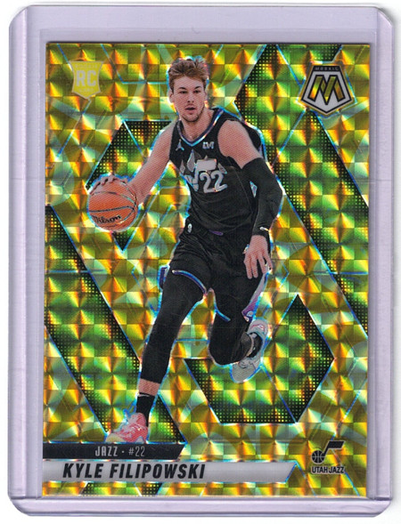 🔥Kyle Filipowski Rookie 2024-25 Mosaic Yellow Reactive RC #231🔥