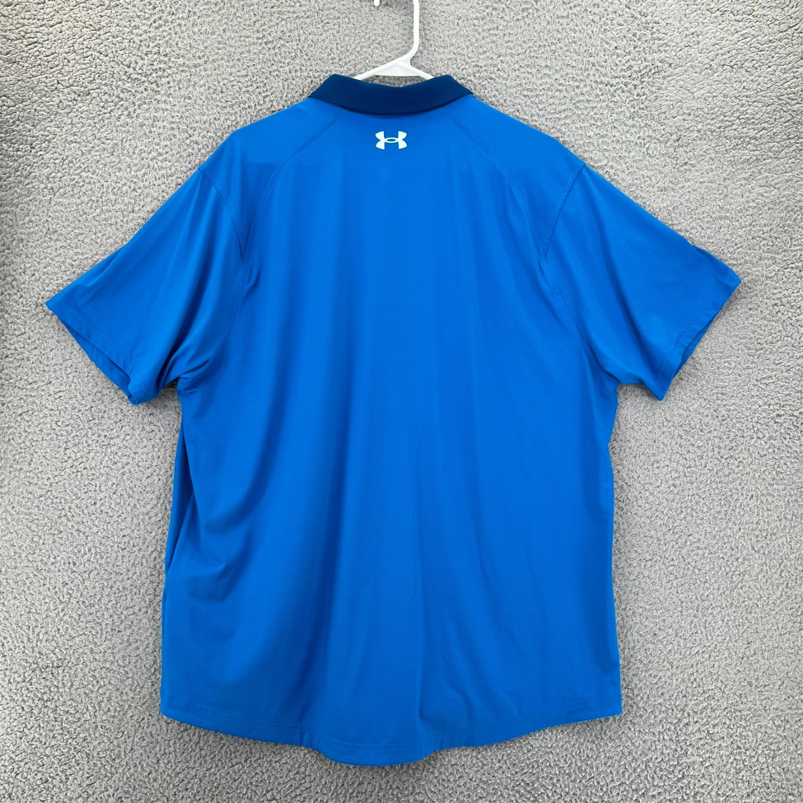 Under Armour Polo Shirt Men's XL Iso Chill Polo Blue Heat Gear Loose NWT thumbnail 2