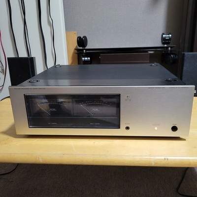 LUXMAN 5M21 Power Amplifier Vintage Stereo Amp VU Meter Tested Working JAPAN