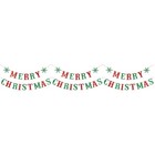 3pcs Christmas Party String Flag Decoration Christmas Flag Pendant Festival
