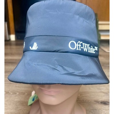 OFF-WHITE Nylon Black Bucket Hat - Brand New with Tags