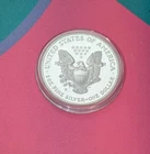 2000 American Eagle Liberty 1oz Fine Silver One Dollar Coin In Plastic Capsule