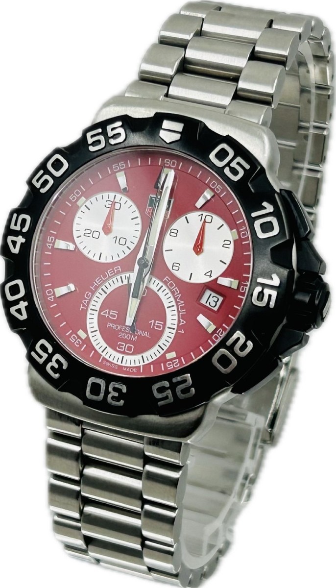 Tag Heuer Formula 1 CAH1112.BA0850 Red 41mm Quartz Mens Watch