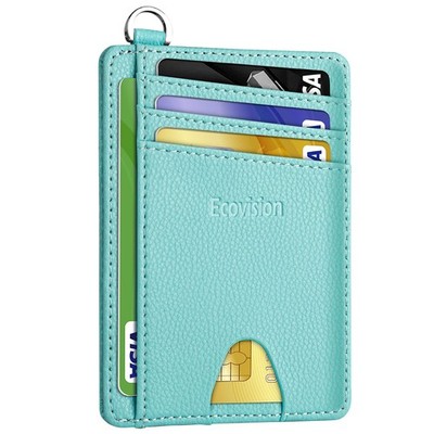 Slim Minimalist Front Pocket Wallet, RFID Blocking Credit Card Holder Wallet ...