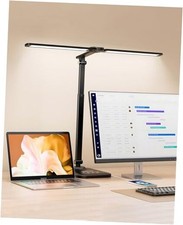LED Desk Lamp for Office Home, Height Adjustable Architect Desk Light Black