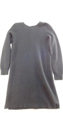 Madewell Sweater Dress Womens Small Long Sleeve 100% Merino Wool Button Casual