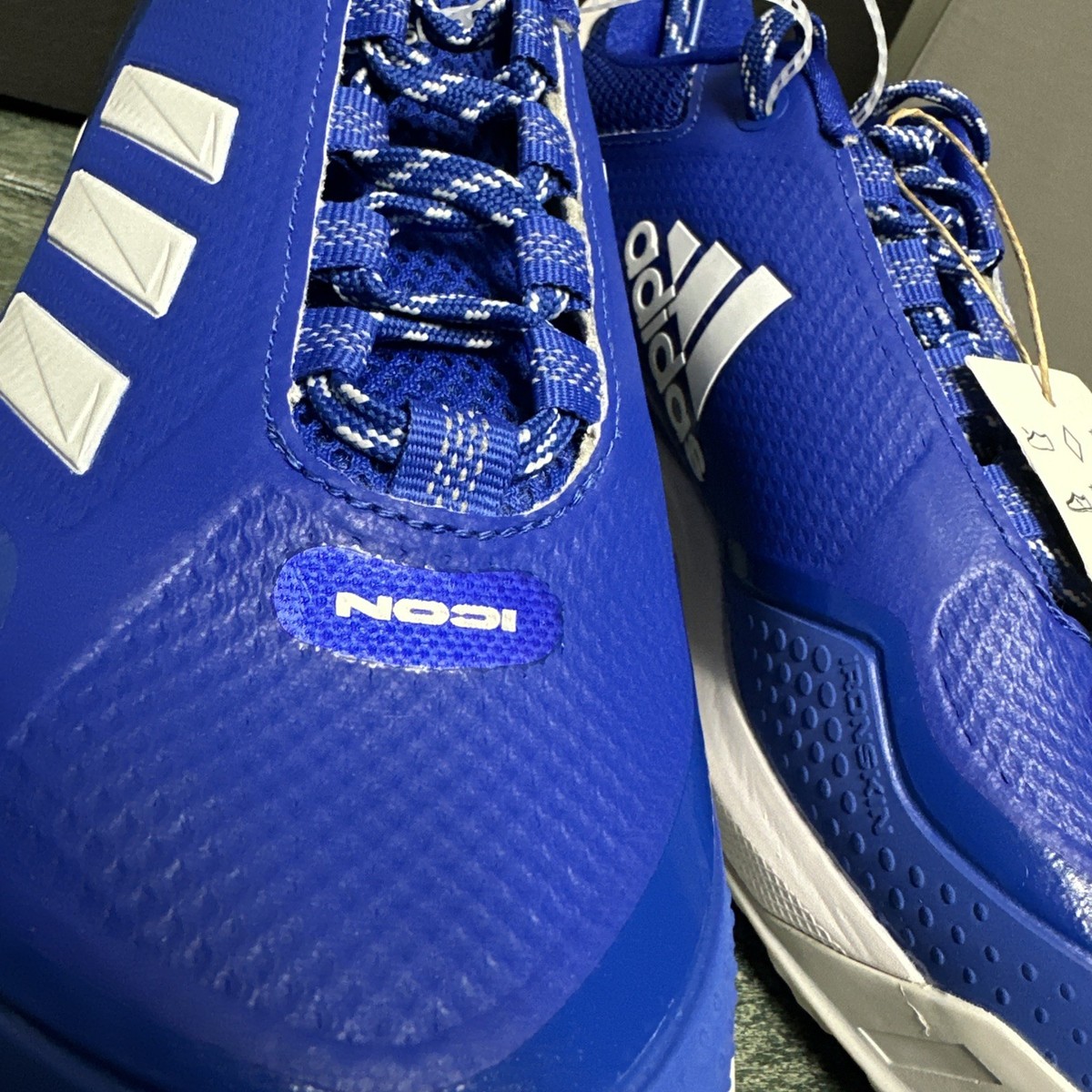 Adidas Icon 7 Turf cleat Men\'s size 12 Blue White Baseball Shoes New Adidas Icon 7 Turf TF Men main image 2