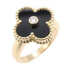 Van Cleef & Arpels Vintage Alhambra Ring 18KY...