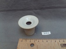 Ancien encrier en porcelaine à encastrer bureau d'école pupitre (DR6)