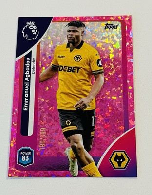 Topps Premier League 2026 Emmanuel Agbadou Pink Diamond /399 Wolves