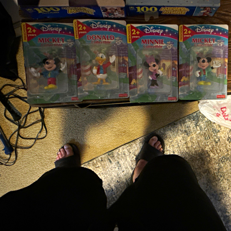 Fisher-Price Disney Mickey Minnie Donald Preschool Figures Lot 3-4.9"