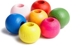 Multicolor Round Maple Wood Beads 12mm 600pcs with Large Hole 3.8mm