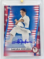 2021 Topps US Olympic Team Flag Rookie Auto #12 Sakura Kokumai RC /25 SSP