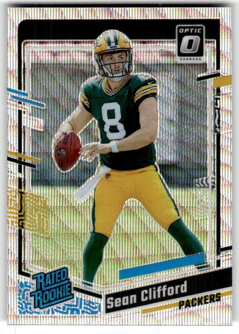 2023 Donruss Optic Sean Clifford Wave #/300 Rookie #242