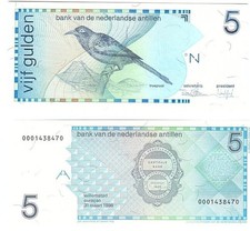 Netherlands Antilles - 5 Gulden 1986 UNC P. 22a Lemberg-Zp