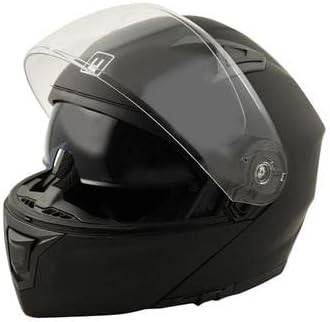 Modularer Helm MPH Raptor P/J zugelassen schwarz matt DOPPELVISIER