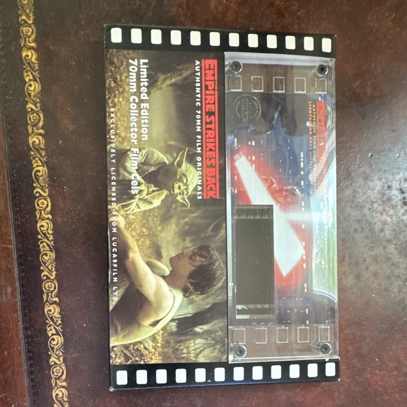 Star Wars Empire Strikes Back Limited Edition 70mm Collector Film Cell Mounted