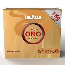 Lavazza Qualita Oro Arabica Ground Coffee Pack of 4 x 250g 26.17 per kilo