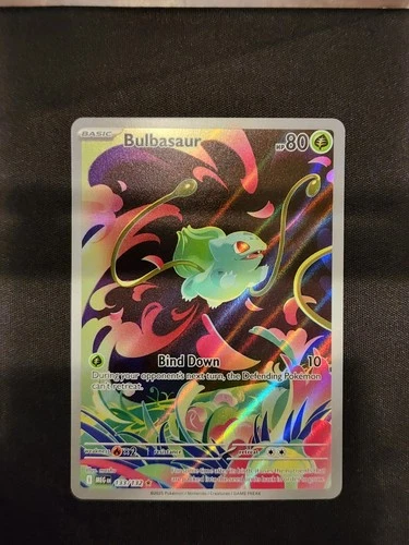 New ListingPokémon TCG Bulbasaur 133/132 Secret Rare Mega Evolution Set