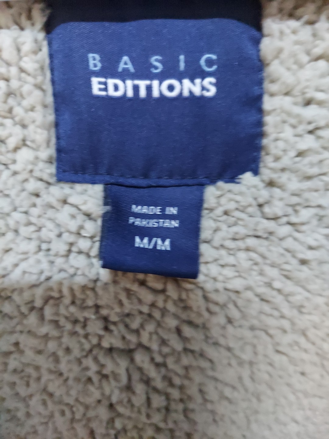 Basic Editions Womens Sheep Wool Lined Beige Hood… - image 4