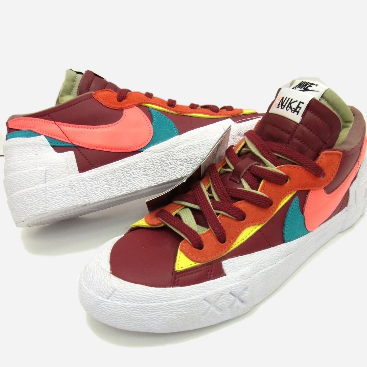 SACAI X NIKE Sacai Blazer Low Team Rosso Sneakers Uomo Taglio Sakai Mucche