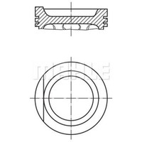 Mahle Kolben Passend FüR VW Audi Golf III Van 1H1 1.8 19E 1G1 1.8I 1E7