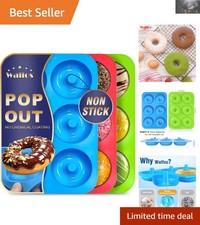 Non-Stick Durable Silicone Donut Molds - Ideal for Delicious Homemade Treats