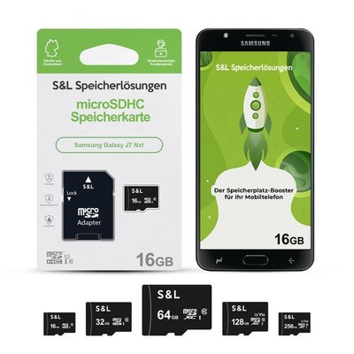 micro SD Speicherkarte für Samsung Galaxy J7 Nxt 16GB 32GB 64GB 128GB 256GB