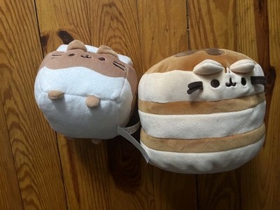 GUND Pusheen Chocolate Milk Pancake Cat 6'' Plush Set Of 2