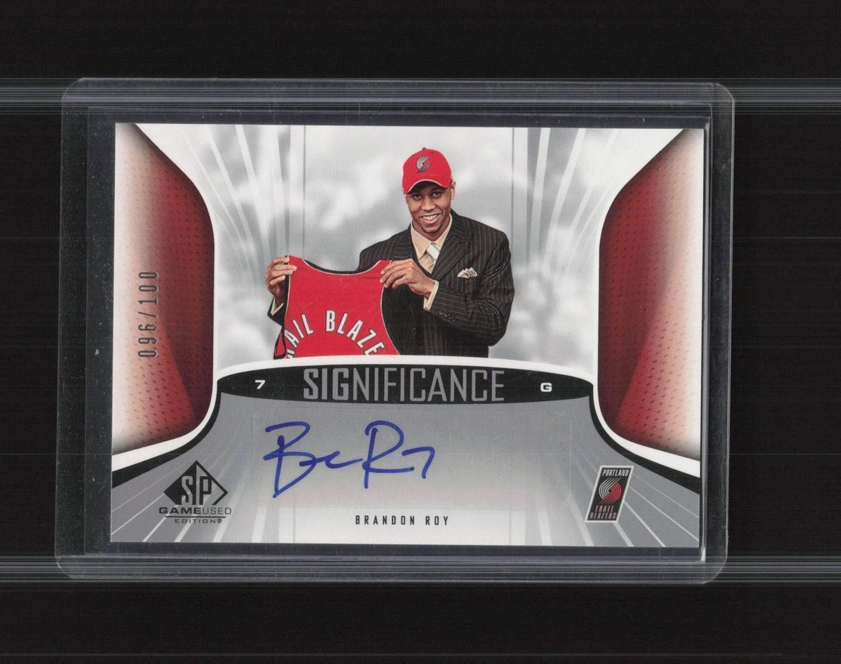 Brandon Roy Sports Trading Card Singles Autographed Basketball for 