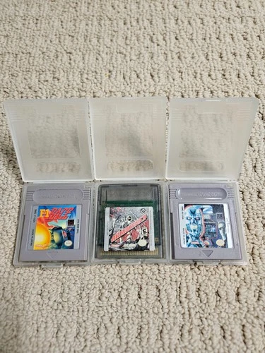 Nintendo Game Boy / GBC Lot: F-1 Race, T2 Judgment Day, Armorines TESTED