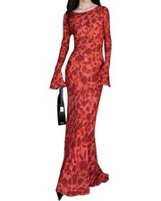 August 1997 Silk-Blend Maxi Dress Women's  10