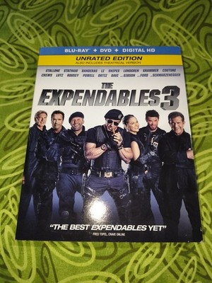 The Expendables 3 (Blu-ray, DVD, Digital HD) Unrated Edition