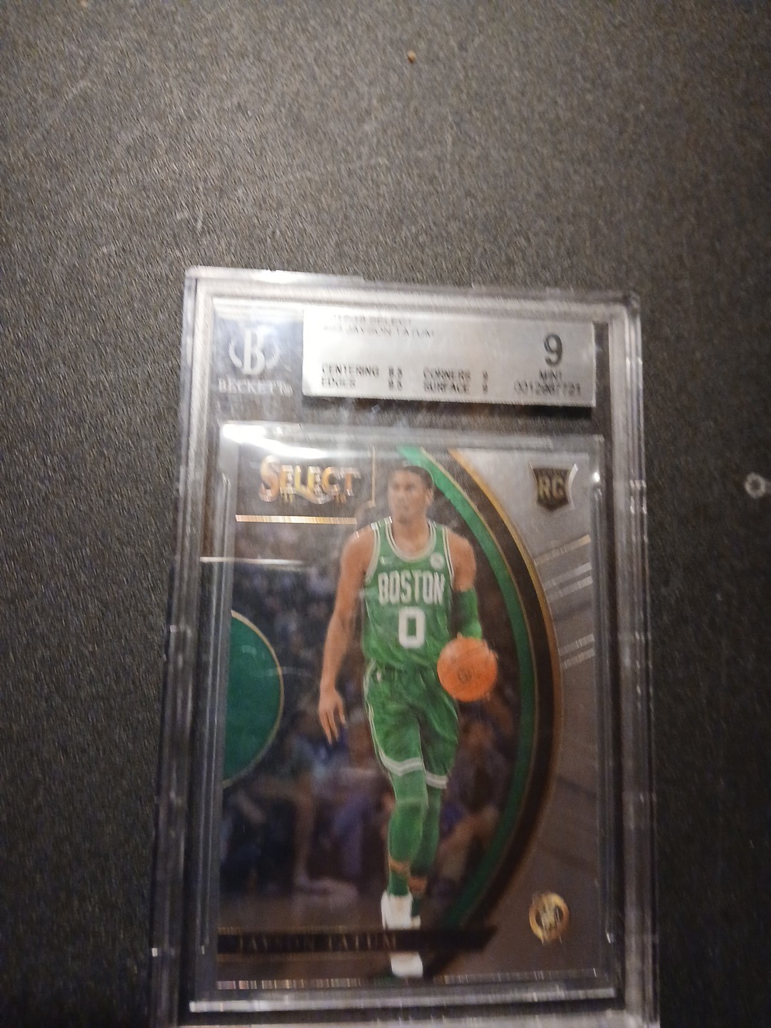 2017-18 Select Concourse #93 Jayson Tatum BECKETT 9