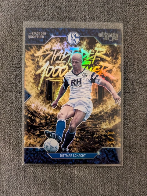 Dietmar Schacht Ultimate Dropz Schalke Ein Leben Lang 1000 Feuer One Of One 1/1