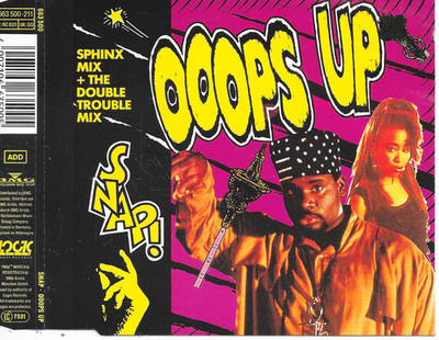 SNAP! - Ooops Up (Sphinx Mix + The Double Trouble Mix) CDM 3TR Euro House 1990