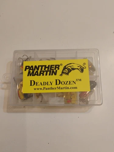 Panther Martin Deadly Dozen Spinner Kit 12 assortment bass trout salmon pike