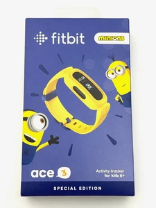 Fitbit Ace 3 Special Edition Minions Activity Tracker for Kids Yellow Brand New