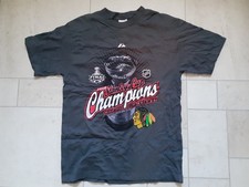 Czarna koszulka NHL Chicago Blackhawks 2010 Puchar Stanleya Champions. Medium