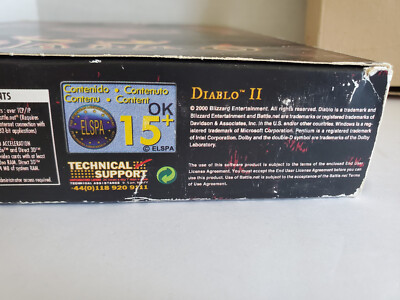 Diablo II (Big Box Windows PC) EUROPEAN ENGLISH EDITION - RARE