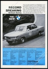 1965 Bmw 1800 Ti Car Photo Vintage Print Ad