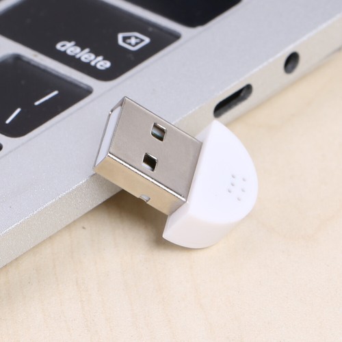 Portable Mini USB Microphone MIC Audio Adapter Direct Connect for PC - Photo 10/18