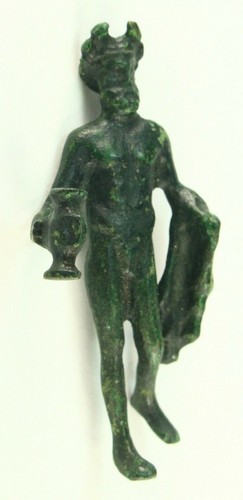 ! AUTHENTIC I-III AD Roman Bronze Figurine of HERCULES Holding Nemean Lion Head - 第 5/9 張圖片