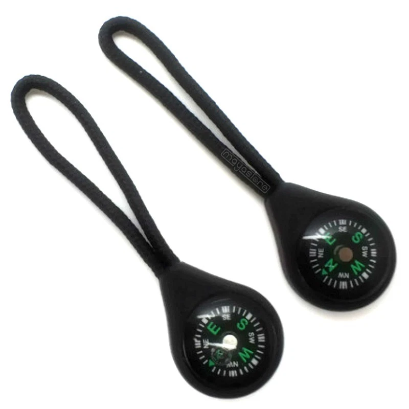 MARKENLOS SURVIVAL REIßVERSCHLUSSANHÄNGER KOMPASS COMPASS ZIPPER REIßVERSCHLUß ERSATZ